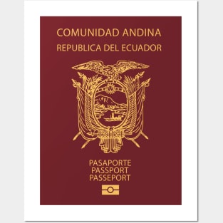 Ecuador passport Posters and Art